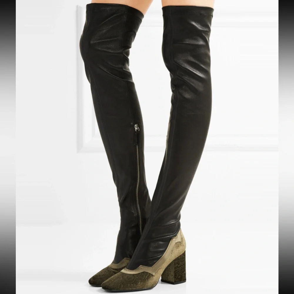 $795 “I’m really here to party” boots by MR in collab with Net a Porter size 6
